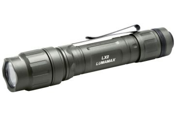 Image of SureFire LX2 LumaMax Flashlight, 22Mm, 500 Lu., Ha Gray, 2 Way Pocket Clip, Dual Output, Tactical Switch, Gray LX2TU-A