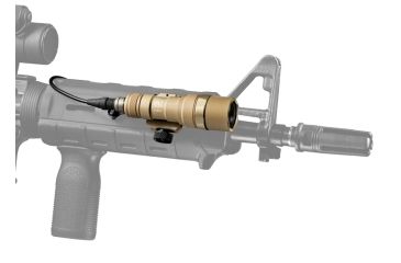 Image of SureFire M300C Mini Scout Light, 3V, 300 Lumens , Includes 7" Tape Switch, Tan M300C-TN