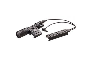 Image of SureFire M313V Scout LED Weapon Lights w/Switch Assembly and Offset Mount, CR123A, White, 250 Lumens, Black, M313V-BK