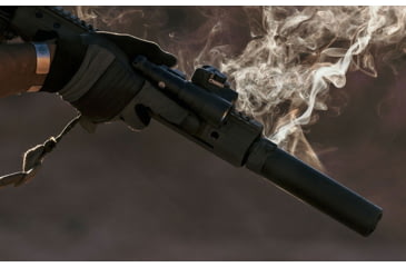 Image of SureFire M340DFT-PRO Turbo Series 18350/123A High Candela 3-Volt Dual Fuel Scout Pro LED Weapon Light, 123A, 550 Lumens, Black, M340DFT-BK-PRO