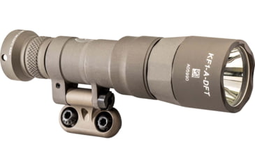 Image of SureFire M340DFT-PRO Turbo Series 18350/123A High Candela 3-Volt Dual Fuel Scout Pro LED Weapon Light, 123A, 550 Lumens, Tan, M340DFT-TN-PRO