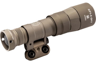 Image of SureFire M340DFT-PRO Turbo Series 18350/123A High Candela 3-Volt Dual Fuel Scout Pro LED Weapon Light, 123A, 550 Lumens, Tan, M340DFT-TN-PRO