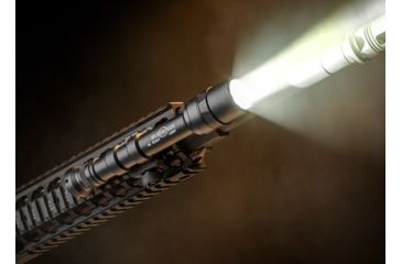 Image of SureFire M600AA Scout Light Rail-Mountable LED Weapon Light, AA, 220 Lumens, Black , M600AA-BK