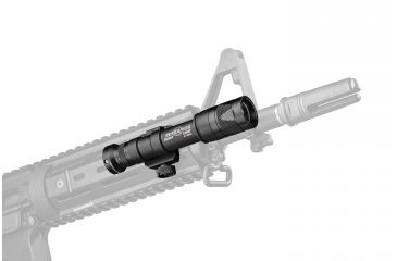 Image of SureFire Scout LED Weapon Light, CR123A, RM45 Mount,White light and infrared, 350 Lumens, Black, M611V-BK