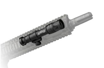 Image of SureFire Scout LED Weapon Light, CR123A, RM45 Mount,White light and infrared, 350 Lumens, Black, M611V-BK