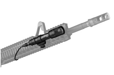 Image of SureFire Scout LED Weapon Light, CR123A, RM45 Mount,White light and infrared, 350 Lumens, Black, M611V-BK