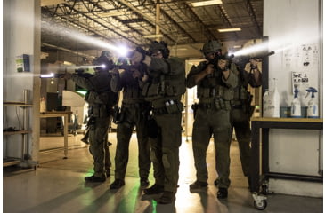 Image of SureFire M640DFT-PRO Turbo Series 18350/123A High Candela 6-Volt Dual Fuel Scout Pro LED Weapon Light, 123A, 550 Lumens, Black, M640DFT-BK-PRO