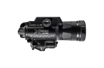 Image of SureFire MasterFire Ultra High Output LED Weapon Light, Red Laser Weapon Light, Black, X400UH-A-RD