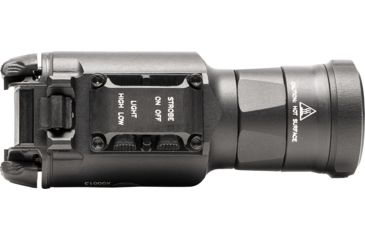 Image of SureFire MasterFire XH30 Ultra-High Dual-Output LED Weapon Light, 123A, White, 1000 Lumens, Black, XH30