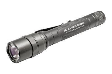 Image of SureFire Outdoorsman E2LAA-A Flashlight, 5/120 Lumens, Click Switch, Black E2LAA-A