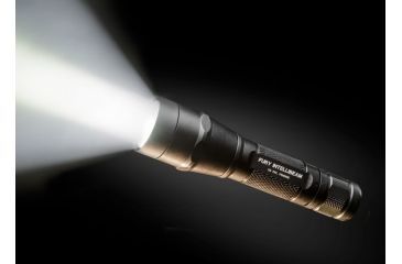 Image of SureFire P2X Fury LED Flashlight w/IntelliBeam Technology, 15-600 Lumens, Black, P2XIB-A-BK