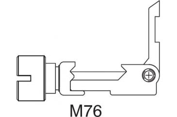 Image of SureFire M76 Scout Weaponlight Swivel Mount with Integral Thumbscrew Picatinny Rail Clamp