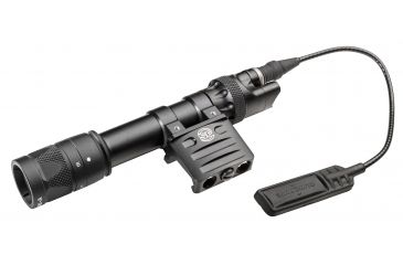 Image of SureFire Scout LED Weapon Light, CR123A, RM45 Mount Attachment, White light and infrared, 350 Lumens, Black, M612V-BK
