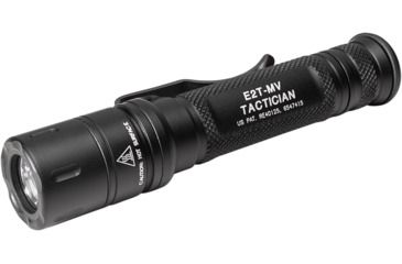 Image of SureFire Tactician LED Flashlight, CR123A, White, 800 Lumens, Black, E2T-MV