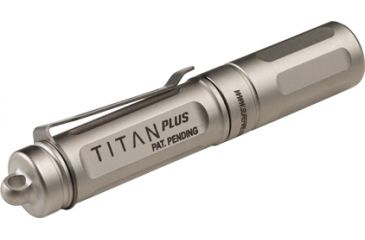 Image of SureFire Titan Plus Ultra-Compact Triple Output LED 300 Lumen MaxVision Beam, Nickel-Plated Brass Titan-B