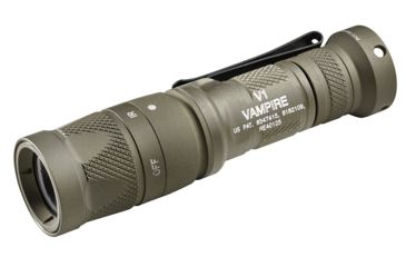 Image of SureFire V1 Vampire Dual Output LED Flashlight, Tan, V1-B-BK-TAN