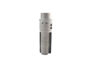 Image of SureFire HK417 Warcomp Flash Hider w/Suppressor Adapter, 5.56mm, Black, WARCOMP-556-M15X1