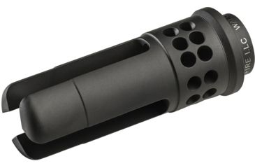 Image of SureFire WARCOMP Flash Hider w/Suppressor Adapter, Ported 3-Prong, HK G36, 5.56, M15x1, Black WARCOMP-556-M15X1