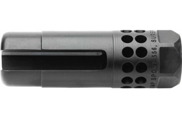 Image of SureFire Warcomp Sport Flash Hider, 762-5/8-24, Black, WARCOMP-SPORT-762-5/8-24