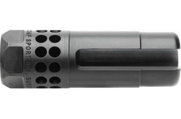 Image of SureFire Warcomp Sport Flash Hider, 762-5/8-24, Black, WARCOMP-SPORT-762-5/8-24