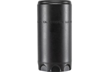Image of SureFire Warden Blast Diffuser, Multi Caliber, 1/2-28, Black, WARDEN-1/2-28-BK