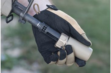 Image of SureFire Warden-Blast Regulator, Multi Caliber, Dark Earth WARDEN-DE
