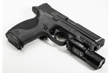 Image of SureFire X300 Ultra LED WeaponLight, 600 Lumens, 1.25 hours Battery Life, for Hand/Long Gun, Black, Stainless, X300U-B-600