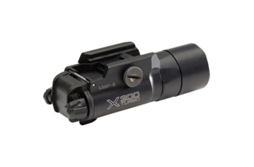 Image of SureFire X300T Turbo Series High-Candela LED Weapon Light, 123A Lithium, White Light, 650 Lumens, Black, X300T-B