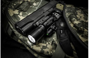 Image of SureFire X400 Ultra Flashlight, CR123A, Green, 1000 Lumens, Black, X400U-A-GN