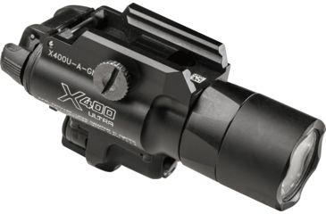Image of SureFire X400 Ultra Flashlight, CR123A, Red, 1000 Lumens, Black, X400U-A-RD