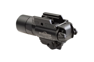 Image of SureFire X400T Turbo Series High-Candela LED Weaponlight, 123A Lithium, Green Laser, 600 Lumens, Black, X400T-A-GN