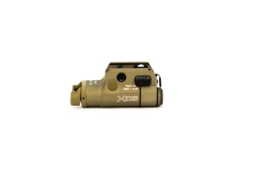 Image of SureFire XC2 Weapon Light, 300 mW IR LED, 7 mW 850 nm IR Laser Sight, 1.5V, Wedge Lock Universal Rail Mount, Tan, XC2-A-IRC-TN