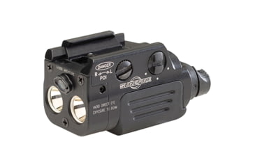 Image of SureFire XR2 Ultra-Compact Rechargeable LED Pistol Light w/ Laser, Rechargeable Lithium Polymer, White Light / Green Laser, 800 Lumens, Black, XR2-A-GN