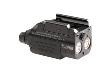 Image of SureFire XR2 Ultra-Compact Rechargeable LED Pistol Light w/ Laser, Rechargeable Lithium Polymer, White Light / Green Laser, 800 Lumens, Black, XR2-A-GN