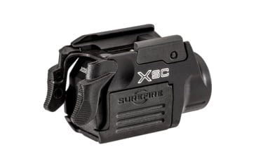 Image of SureFire XSC Micro-Compact 350 Lumens Pistol Light , Glock Slimline G43X and G48 with Accessory Rail, White Light, Hard Anodized Black, XSC-A