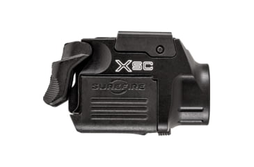 Image of SureFire XSC Micro-Compact 350 Lumens Pistol Light , Glock Slimline G43X and G48 with Accessory Rail, White Light, Hard Anodized Black, XSC-A