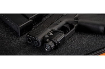 Image of SureFire XSC Micro-Compact 350 Lumens Pistol Light , Glock Slimline G43X and G48 with Accessory Rail, White Light, Hard Anodized Black, XSC-A