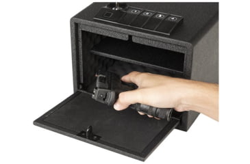 Image of USED Surelock Security QuickTouch Vault 300 Digital + Bio, Black Powder Coating, 3418949, EDEMO1, Condition Parts Only/Salvage, Defective