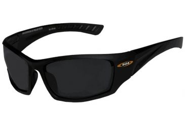 Image of Survival Optics Sunglasses Shields/Fluid Sunglasses,Black Frame,TAC 1.0 Polarized Lens 3861
