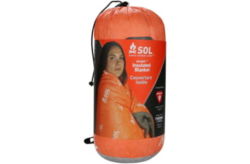 Image of Survive Outdoors Longer Escape Insulated Blanket, Orange, 0140-2001