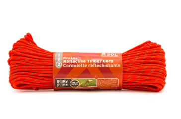 Image of Survive Outdoors Longer Fire Lite Utility Reflective Tinder Cord, 100 ft, 0140-1736