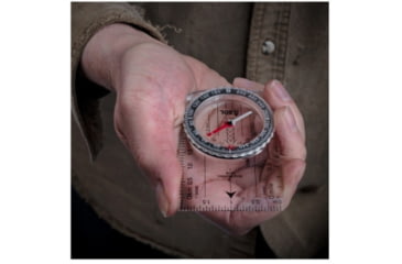 Image of Survive Outdoors Longer Map Compass, Clear, 0140-0026