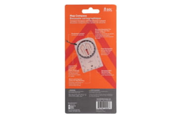 Image of Survive Outdoors Longer Map Compass, Clear, 0140-0026