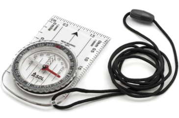 Image of Survive Outdoors Longer Map Compass, Clear, 0140-0026