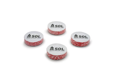 Image of Survive Outdoors Longer SOL Tight Pack Survival Towel, 4 Pack, Red/White, 22in x 13in/558 x 330mm, 0140-1026