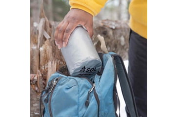 Image of Survive Outdoors Longer Thermal Bivvy w/ Rescue Whistle, Orange, 0140-1221