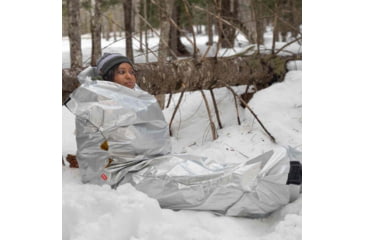 Image of Survive Outdoors Longer Thermal Bivvy w/ Rescue Whistle, Orange, 0140-1221