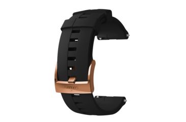 Image of Suunto 24mm Athletic 4 Silicone Straps, Black Copper, Medium SS023313000