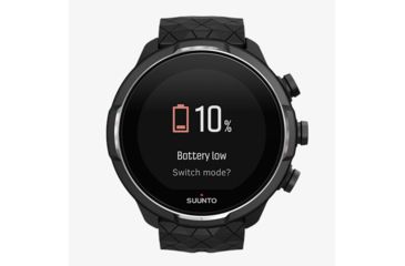 Image of Suunto 9 Baro Watch, Titanium Case, Black Silicone Strap SS050145000