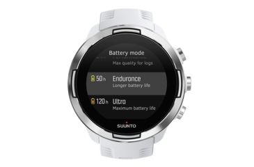 Image of Suunto 9 G1 Baro Durable Multisport GPS Watch, White, w/o Smart Sensor and Heart Rate Belt SS050021000